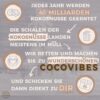 Kokosnuss Schale PEARL Perlmutt-Mosaik inkl. Untersetzer aus Kokosfasern – Bild 7