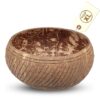 Jumbo Kokosnuss Schale BALI für Müsli, Porridge, Smoothie usw. - Single Bowl – Bild 7