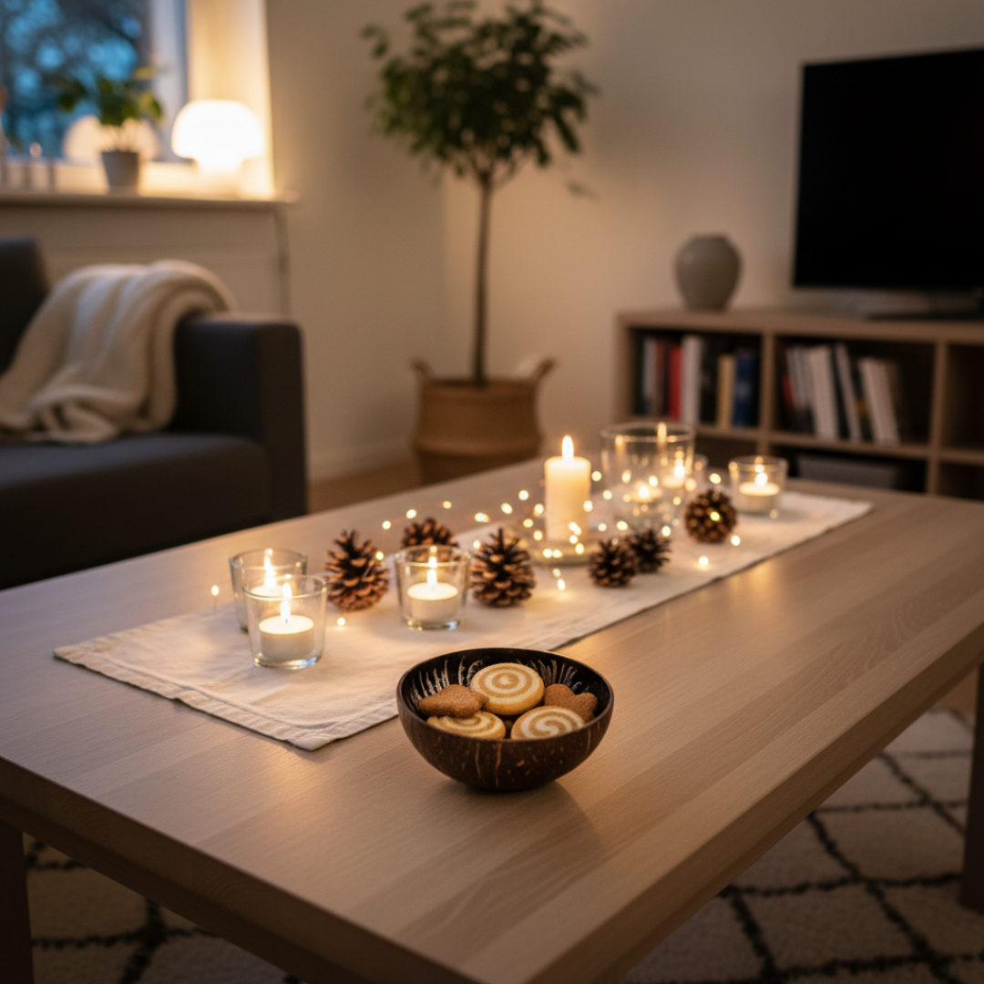 Kokosnuss Schale AMBER Splash gold inkl. Untersetzer aus Kokosfasern – Bild 3