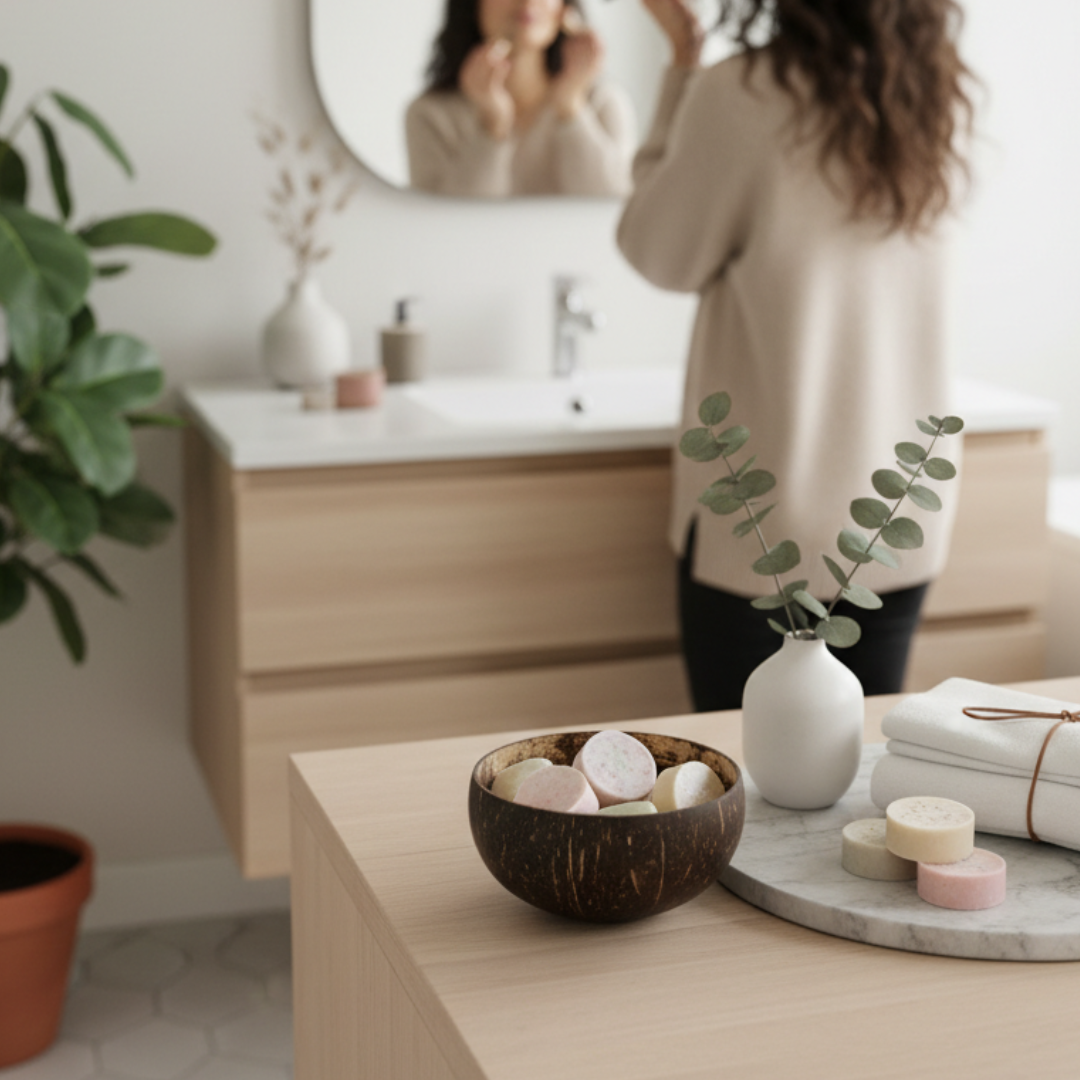 Kokosnuss Schale CLASSIC inkl. Kokosholzlöffel und Untersetzer aus Kokosfasern – Bild 6