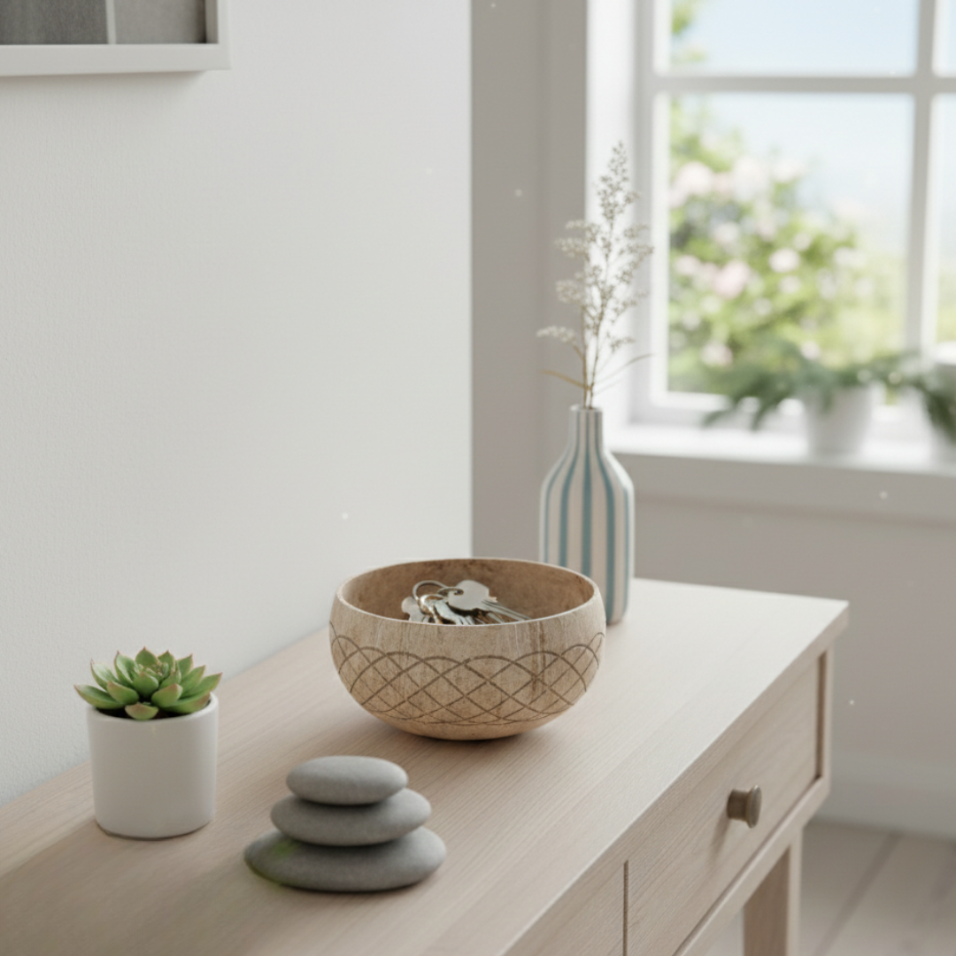 Jumbo Kokosnuss Schale HAWAII inkl. Kokosholzlöffel und Untersetzer aus Kokosfasern – Bild 8