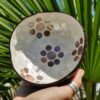 Kokosnuss Schale PEARL Perlmutt-Mosaik inkl. Untersetzer aus Kokosfasern – Bild 5