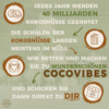 Jumbo Kokosnuss Schale ONE WORLD im 2er Set inkl. 2 Kokosholzlöffel und 2 Untersetzer – Bild 6